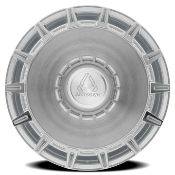 Artssen Wheels AR101 Apollo Gloss Silver Brushed face view