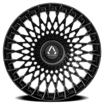 Artssen Wheels AR102 Capri Gloss Black face view