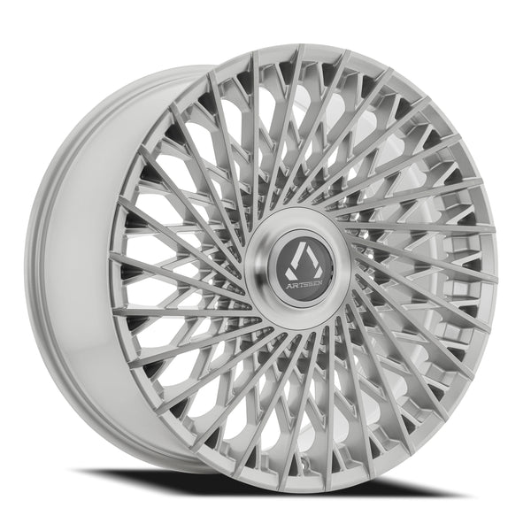 Artssen Wheels AR102 Capri Gloss Silver Brushed