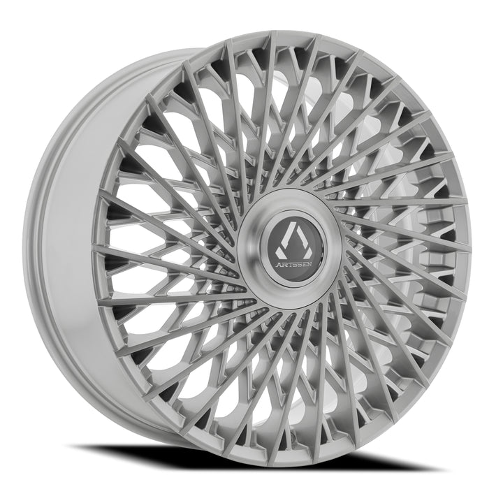 Artssen Wheels AR102 Capri Gloss Silver Brushed 22x9
