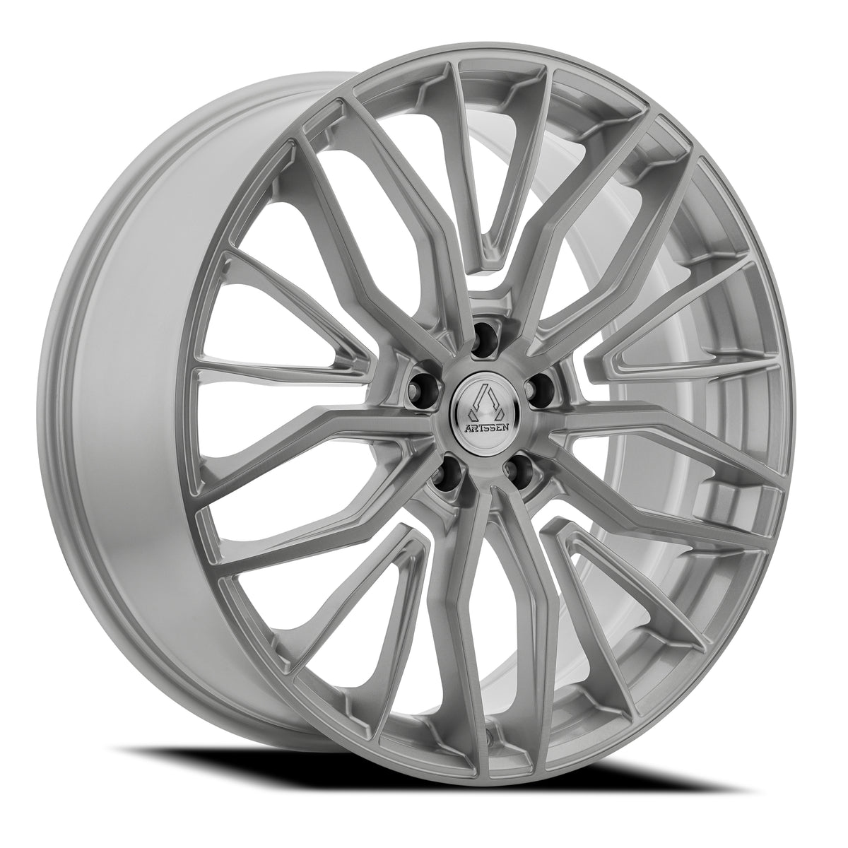 Artssen Wheels AR103 Phantom Gloss Silver Brushed 22x9