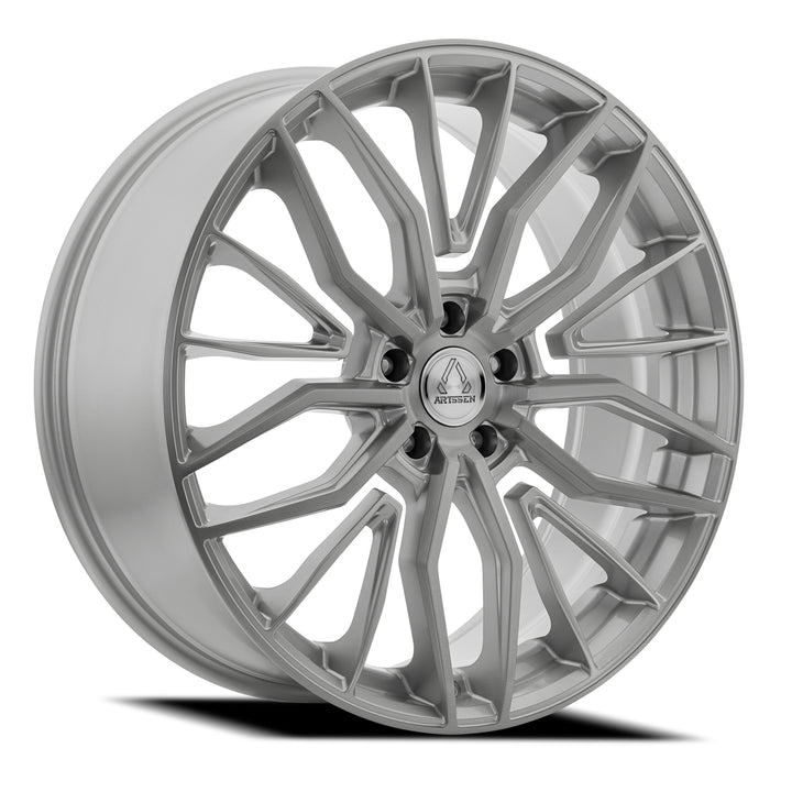 Artssen Wheels AR103 Phantom Gloss Silver Brushed 22x9