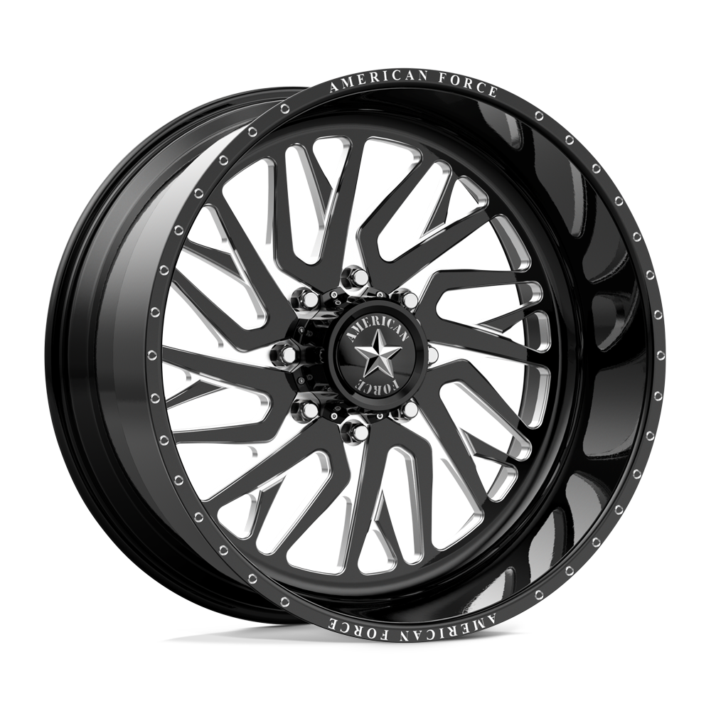 American Force Wheels Afw Nova Ss Black Milled