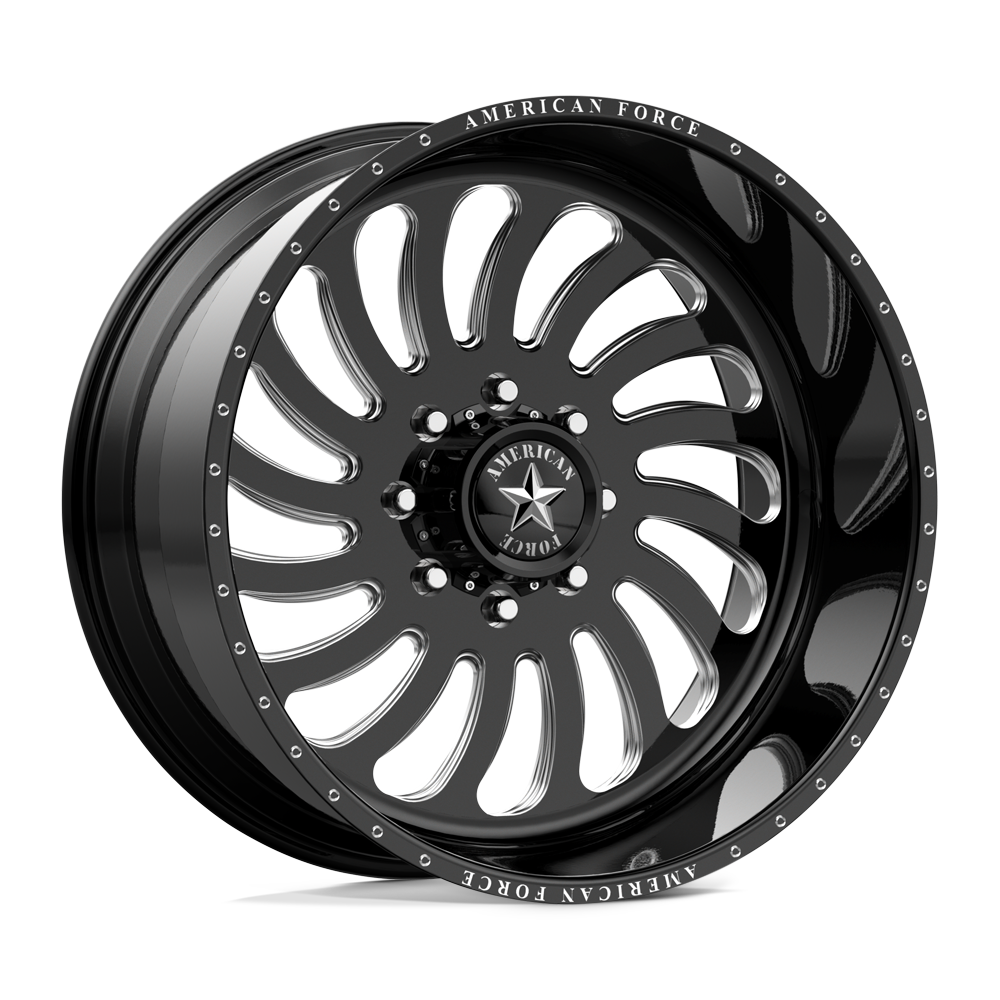 American Force Wheels Afw Flex Ss Gloss Black Machined