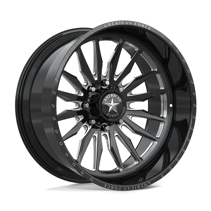 American Force Wheels Afw Provoke Cc Gloss Black Machined