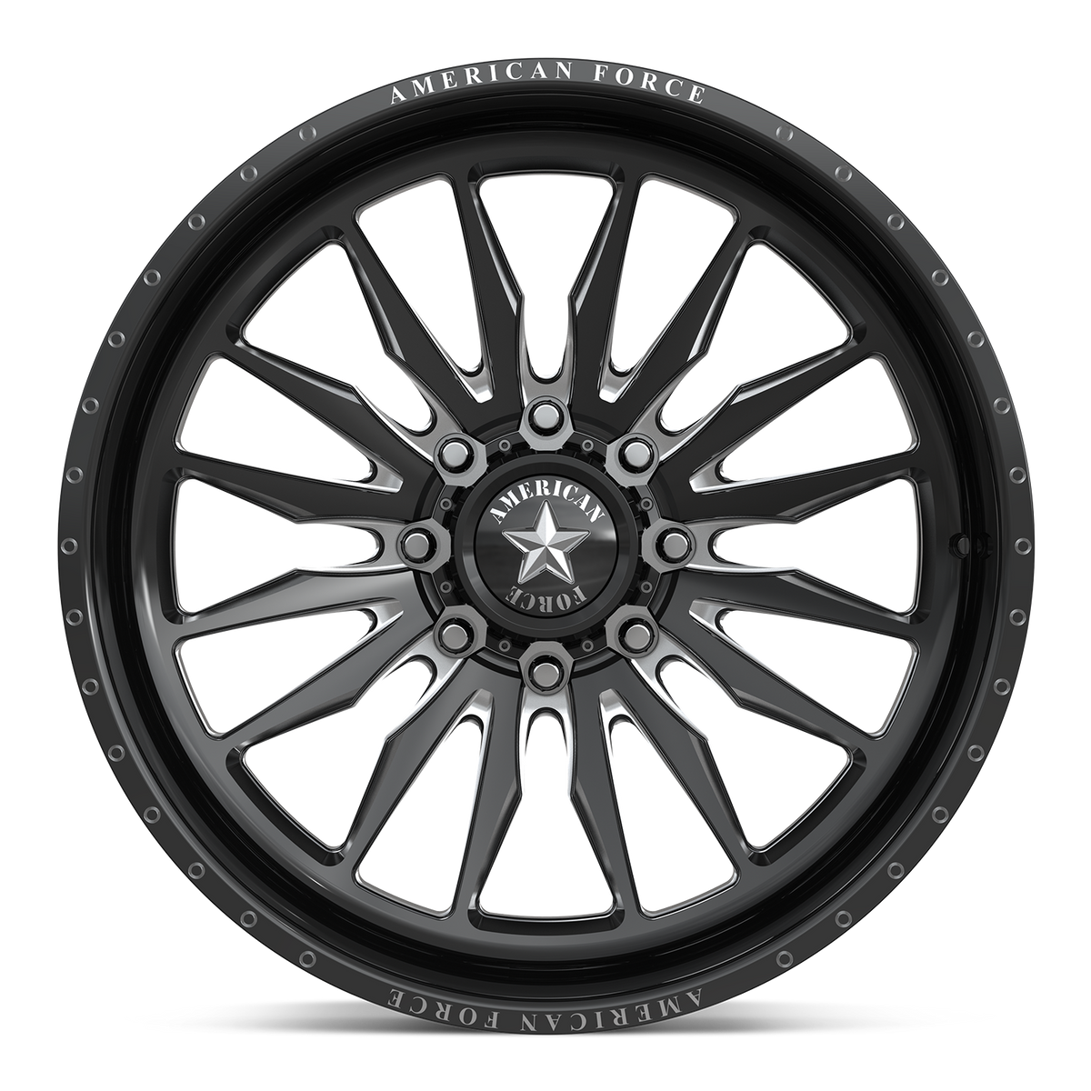 American Force Wheels Afw Provoke Cc Gloss Black Machined