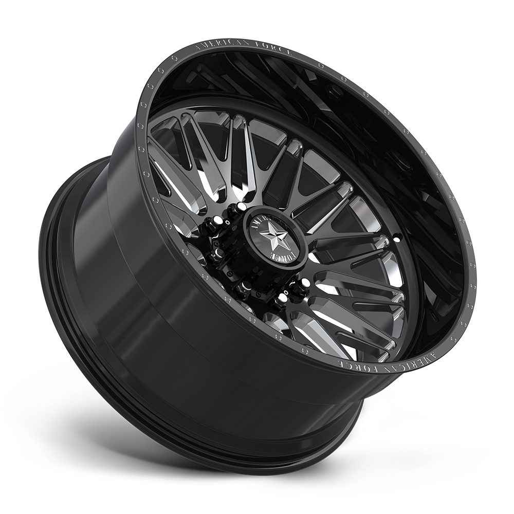 American Force Wheels Afw Smooth Sfcc Gloss Black Machined