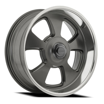 Corsart Wheels C107 Malibu Satin Gun Metal Center Diamond Cut Lip