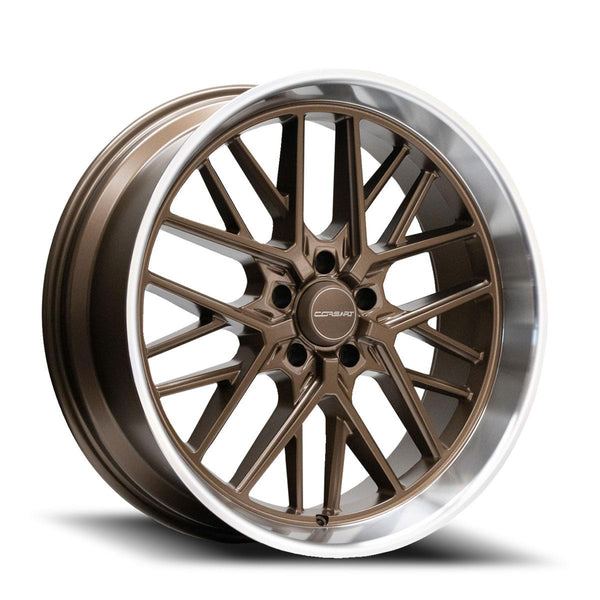 Corsart Wheels R504 Kingpin 5 Matte Bronze with Diamond Cut Lip