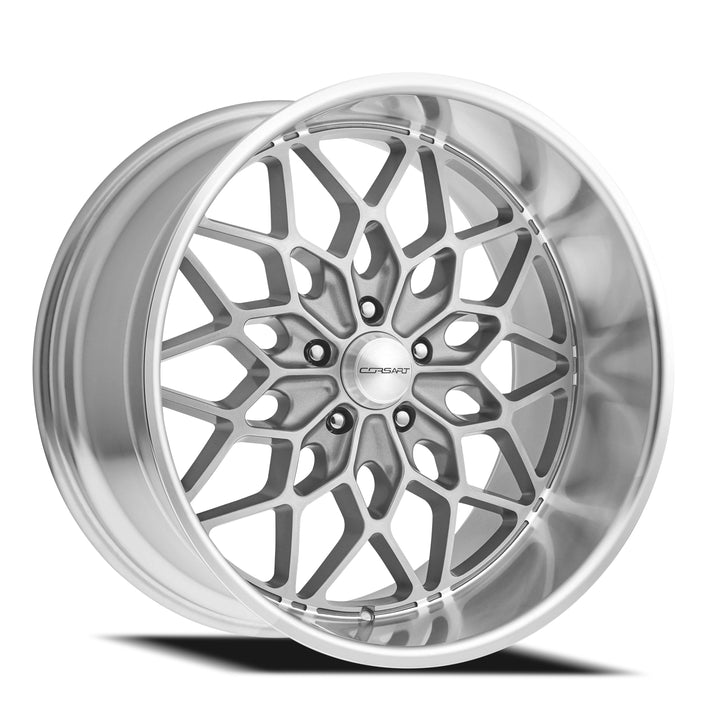 Corsart Wheels R513 Gunner Gloss Brushed with Diamond Cut Lip