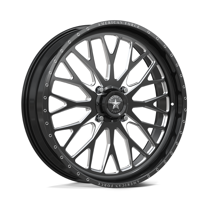 American Force Wheels Afw Invader Utv Gloss Black Machined