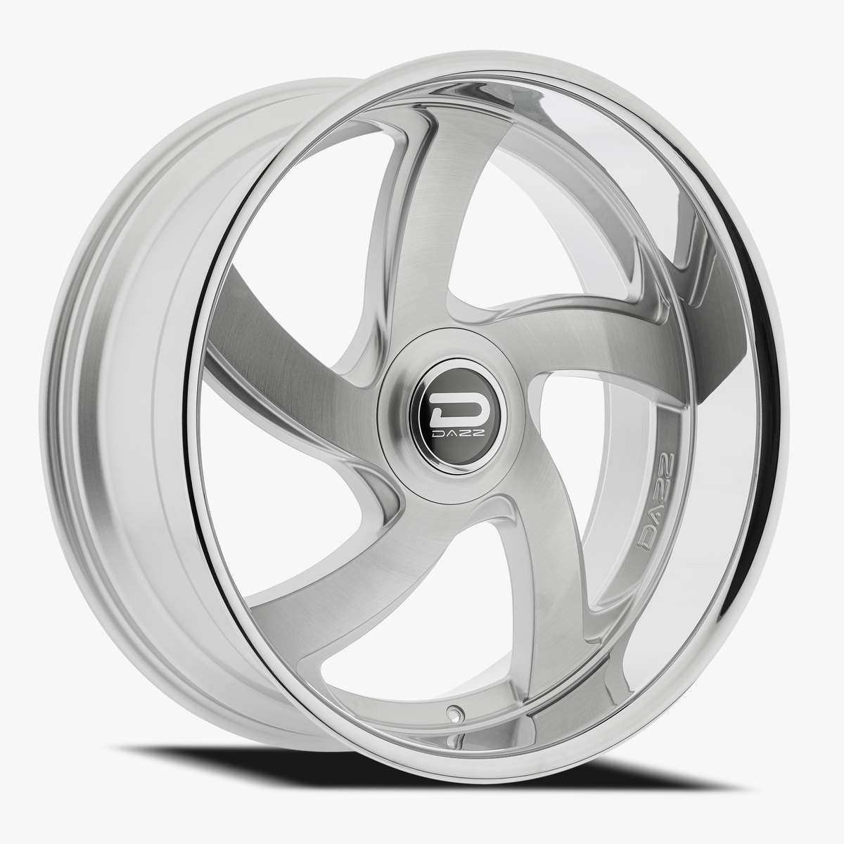 Dazz Wheels D105 Bussin Gloss Silver Brushed Chromed Stainless Steel Lip