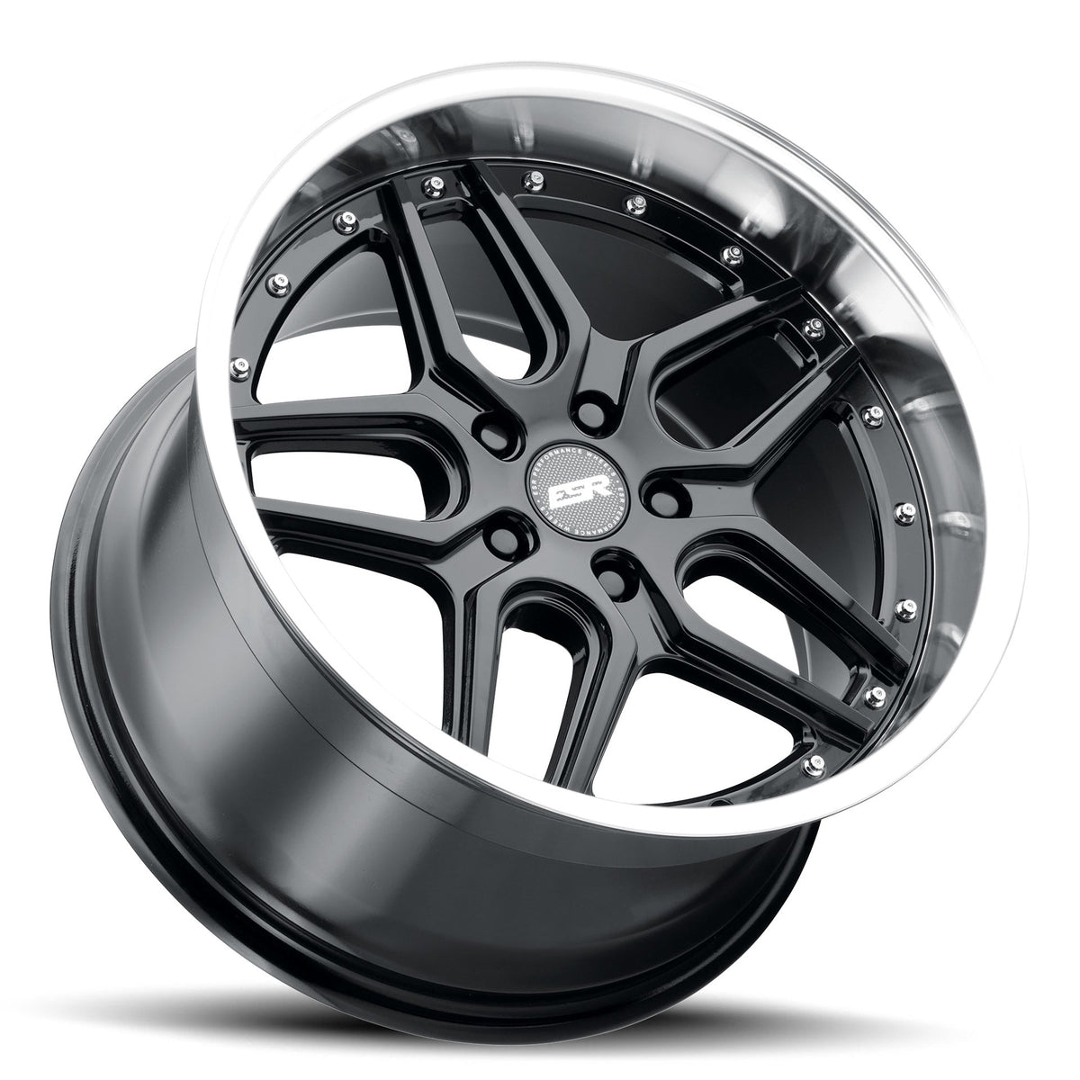 ESR Wheels CS15.2 Gloss Black Machined Lip view 2