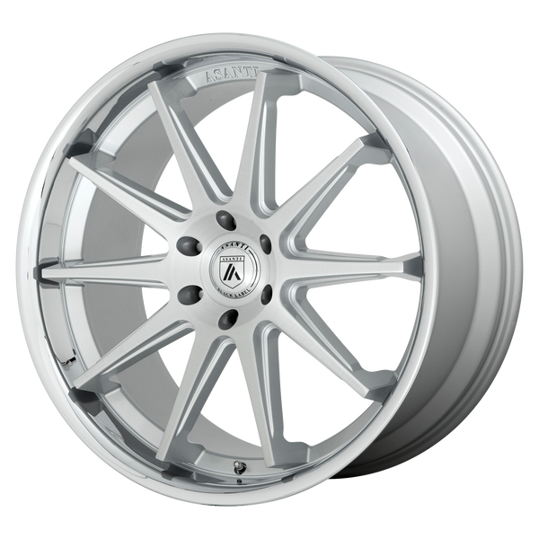 Asanti Wheels Abl-29 Emperor Brushed Silver with Chrome Lip