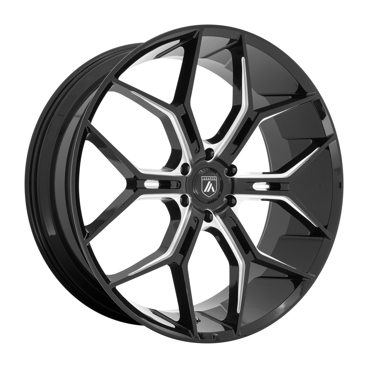 Asanti Wheels Abl-38 Monarch Truck Gloss Black Milled