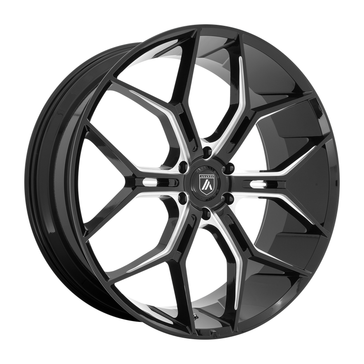 Asanti Wheels Abl-38 Monarch Truck Gloss Black Milled