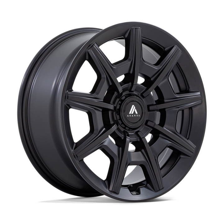 Asanti Wheels AB041 Esquire Satin Black Gloss Black Face