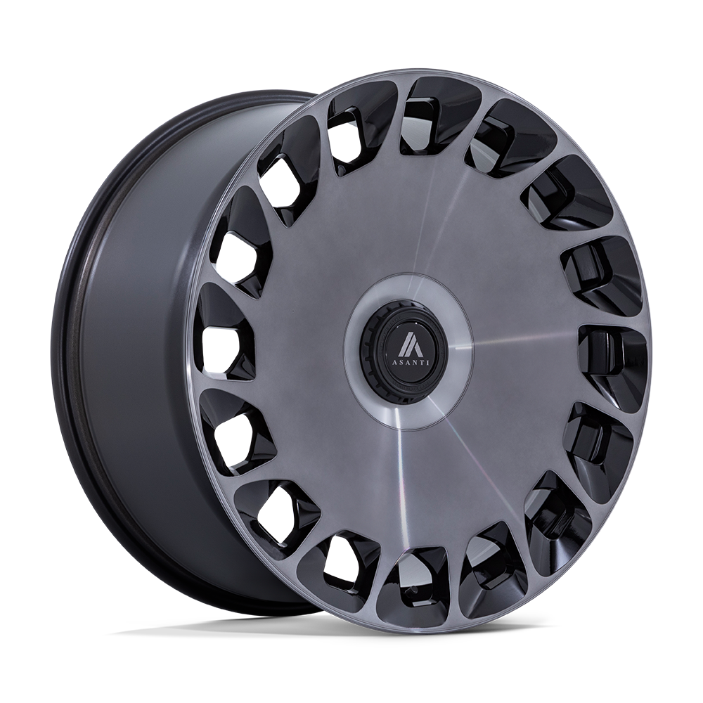 Asanti Wheels AB045 Aristocrat Gloss Black with Machined Dark Tint Face