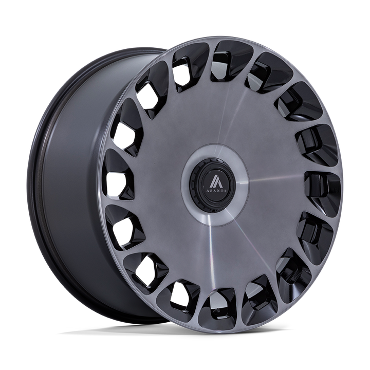 Asanti Wheels AB045 Aristocrat Gloss Black with Machined Dark Tint Face