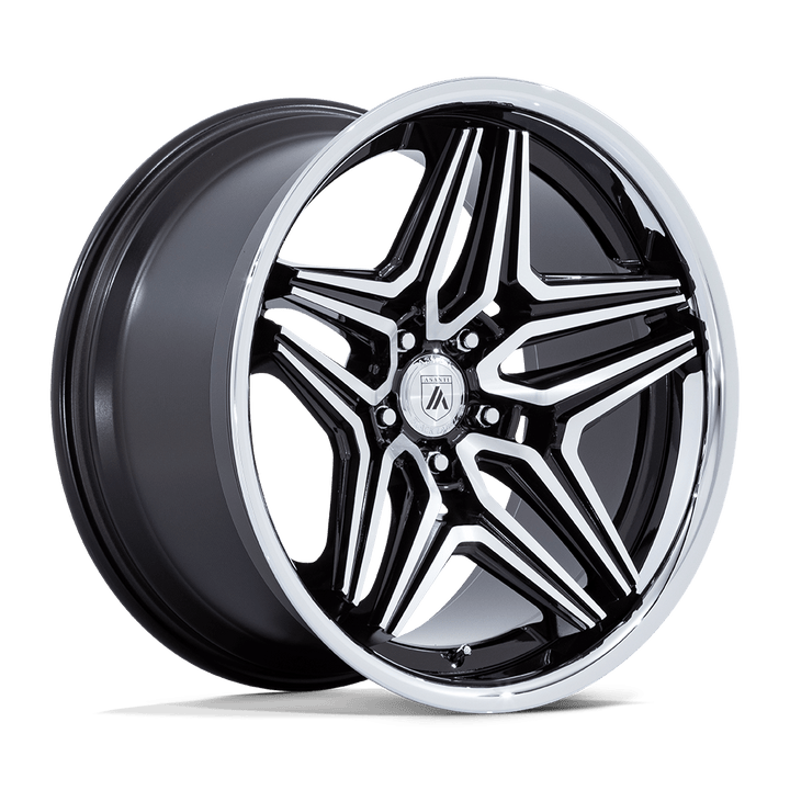 Asanti Wheels AB046 Duke Gloss Black Machined