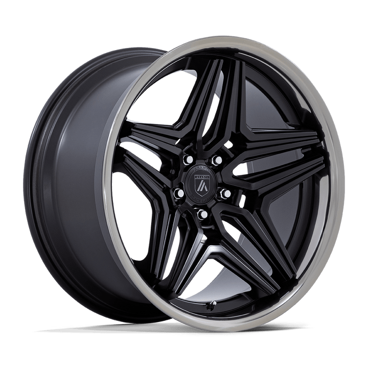 Asanti Wheels AB046 Duke Satin Black with Ddt Lip
