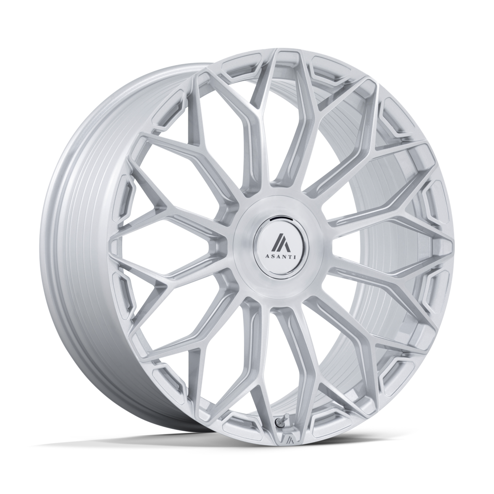 Asanti Wheels AB051 Envoy Gloss Silver with Brushed Face