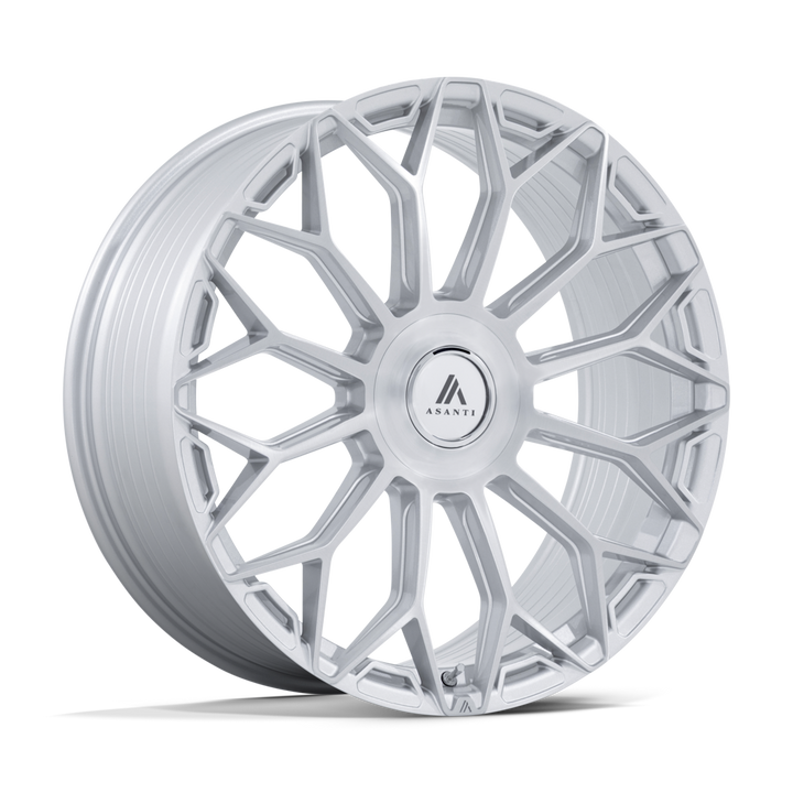 Asanti Wheels AB051 Envoy Gloss Silver with Brushed Face