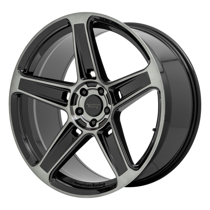 American Racing Wheels AR936 Gloss Black with Gray Tint