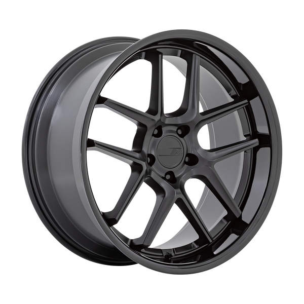 American Racing Wheels AR942 Bishop Matte Black with Gloss Black Lip