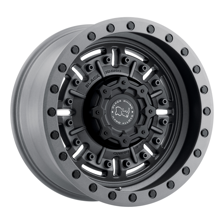 Black Rhino Wheels Abrams Textured Matte Gunmetal