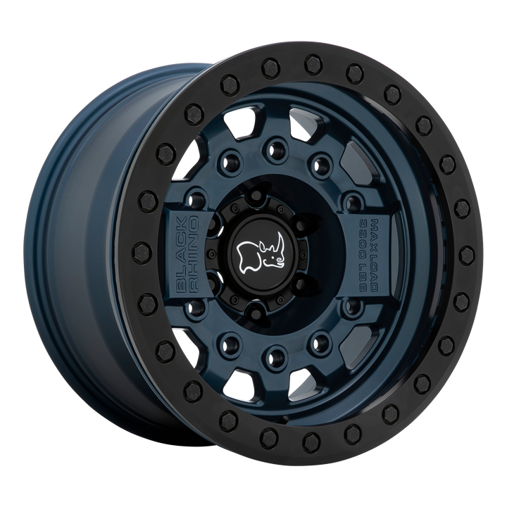 Black Rhino Wheels Avenger Beadlock Navy Blue with Black Hardware