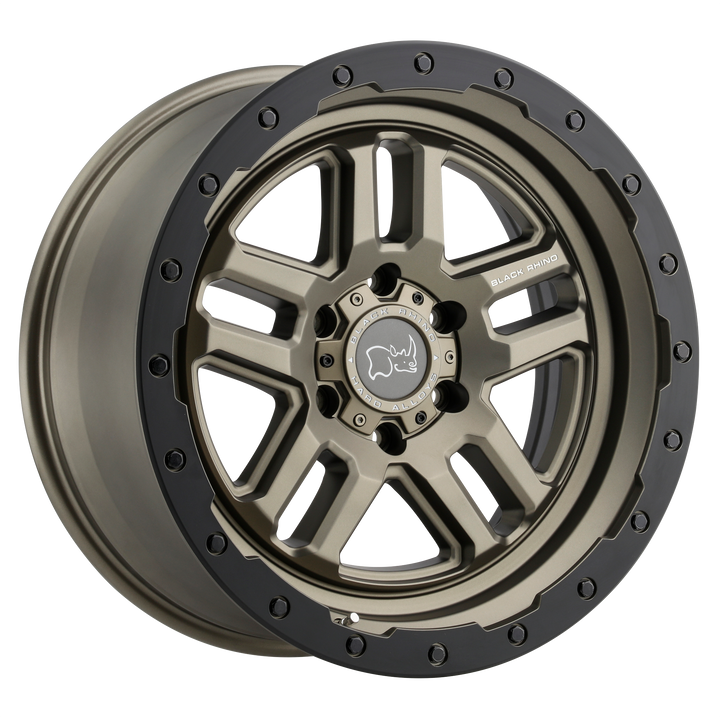 Black Rhino Wheels Barstow Matte Bronze with Matte Black Ring