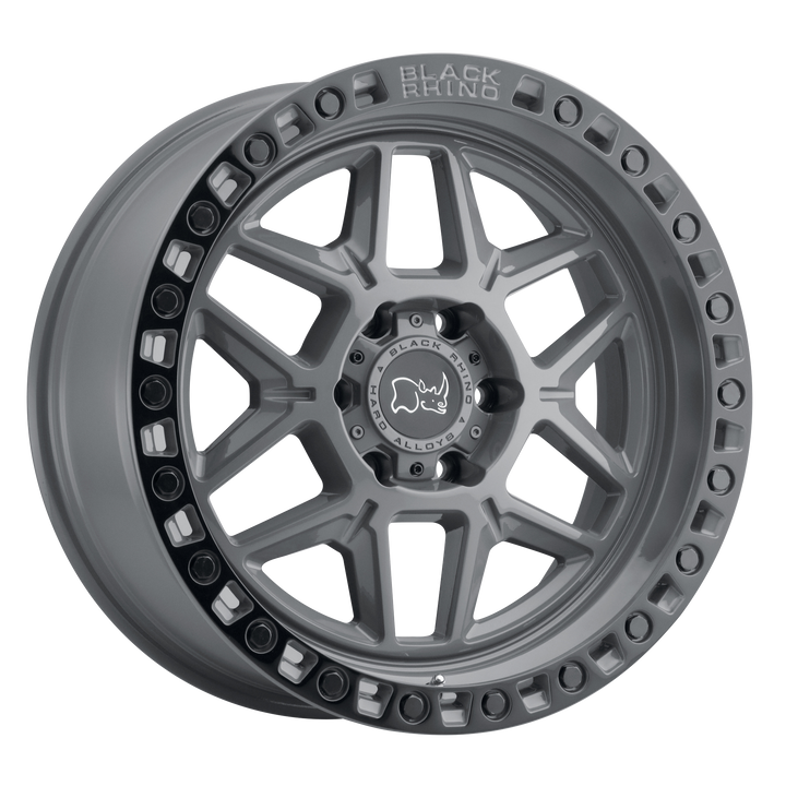 Black Rhino Wheels Kelso Battleship Gray with Black Ring