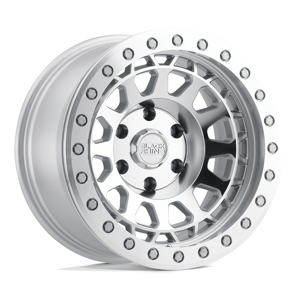Black Rhino Wheels Primm Silver with Mirror Face & Machined Ring