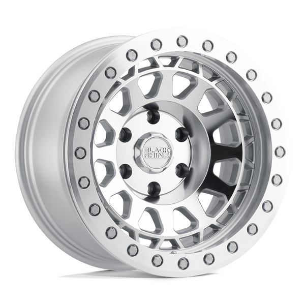 Black Rhino Wheels Primm Silver with Mirror Face & Machined Ring