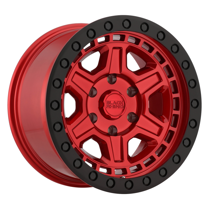 Black Rhino Wheels Reno Candy Red with Black Ring