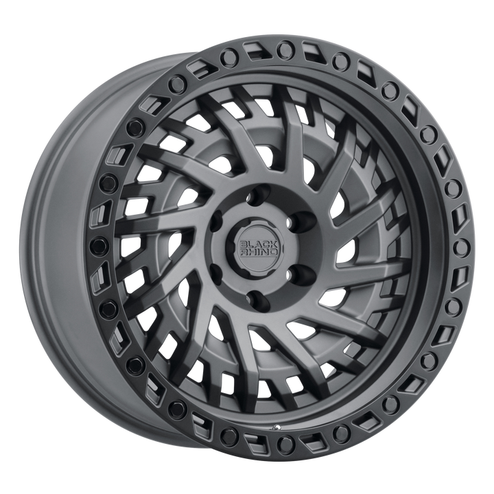 Black Rhino Wheels Shredder Matte Gunmetal with Black Ring