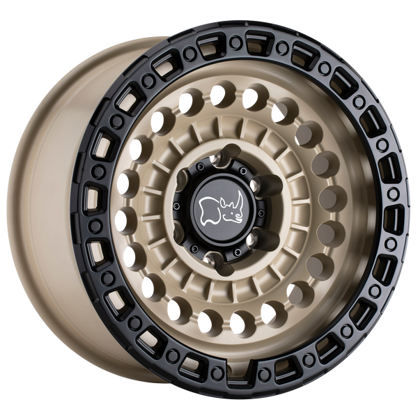 Black Rhino Wheels Sentinel Desert Sand with Black Ring