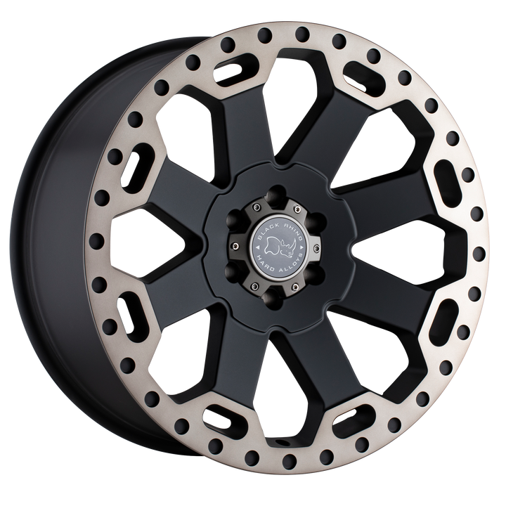 Black Rhino Wheels Warlord Matte Black with Machined Dark Tint