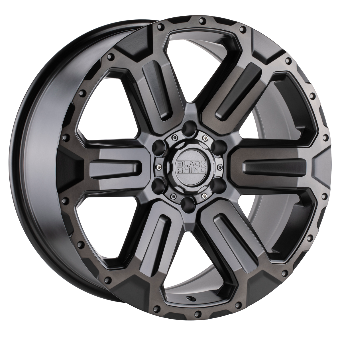 Black Rhino Wheels Wanaka Matte Gunmetal with Brushed Face & Gunmetal Tint