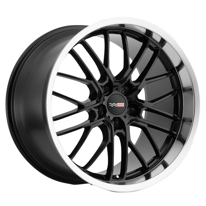 Cray Wheels Eagle Gloss Black with Mirror Cut Lip