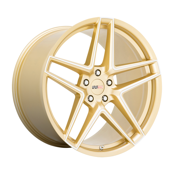 Cray Wheels Panthera Gloss Gold with Mirror Cut Face