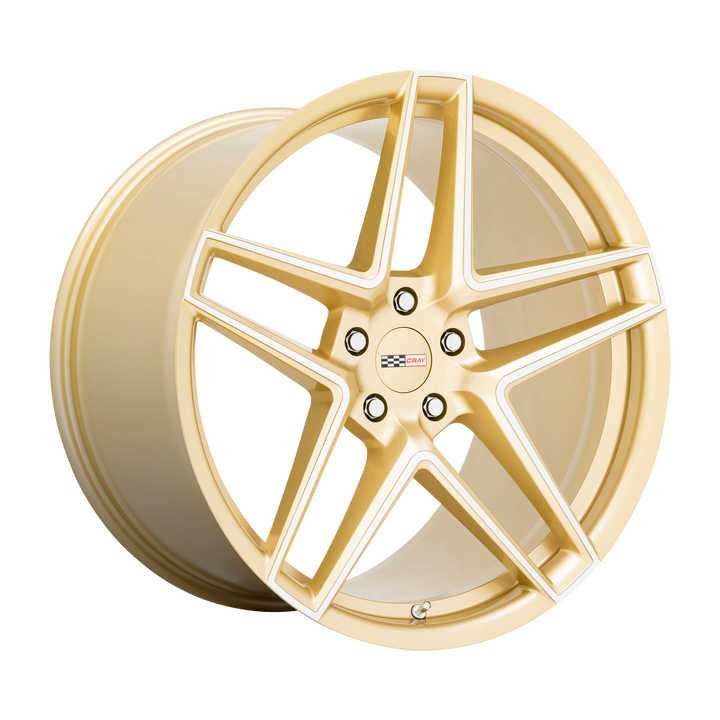 Cray Wheels Panthera Gloss Gold with Mirror Cut Face