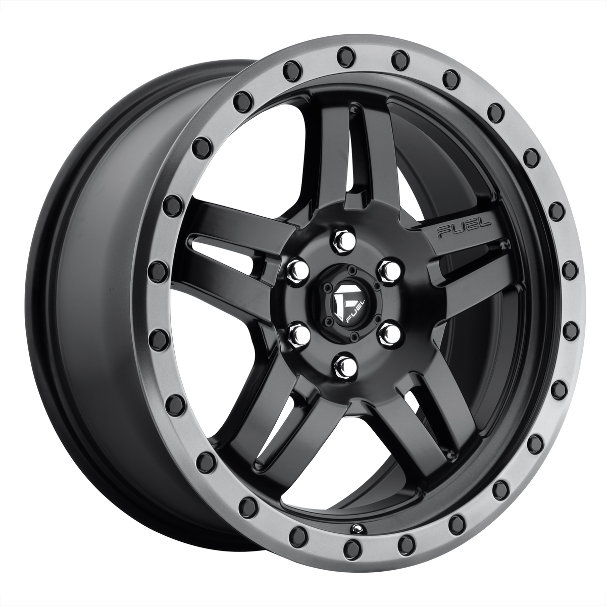 Fuel Off-Road Wheels D557 Anza Utv Matte Black Gunmetal Ring
