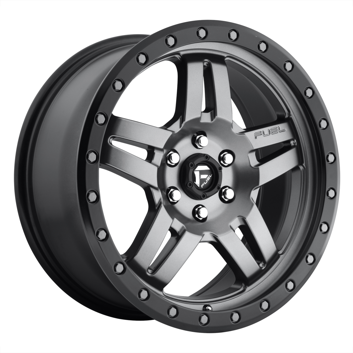 Fuel Off-Road Wheels D557 Anza Utv Matte Gunmetal Black Bead Ring