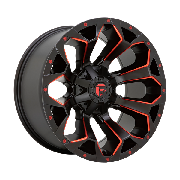 Fuel Off-Road Wheels D787 Assault Matte Black Red Milled