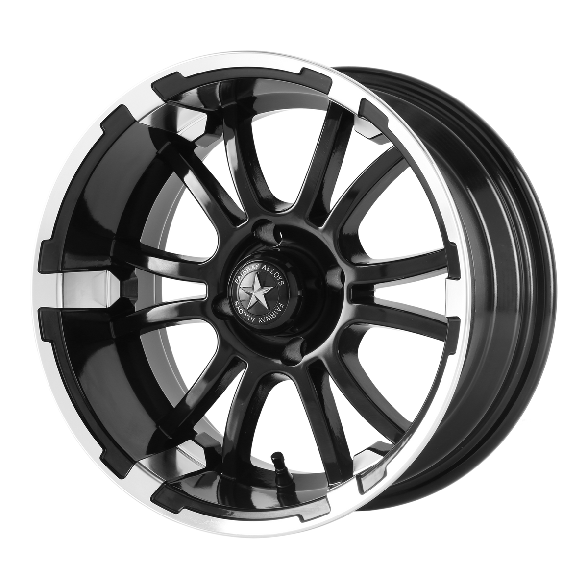 Fairway Alloys Wheels FA132 Sixer Utv Machined Matte Black