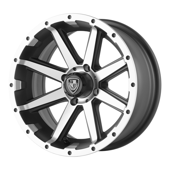 Fairway Alloys Wheels FA136 Rebel Utv Machined Matte Black
