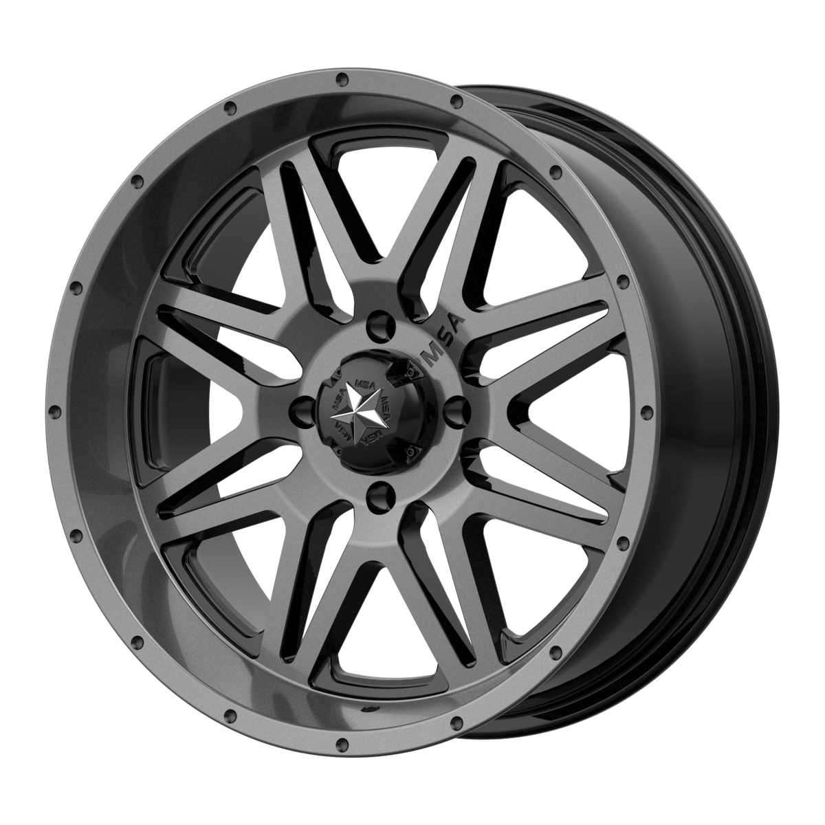 MSA Offroad Wheels M26 Vibe Utv Dark Tint