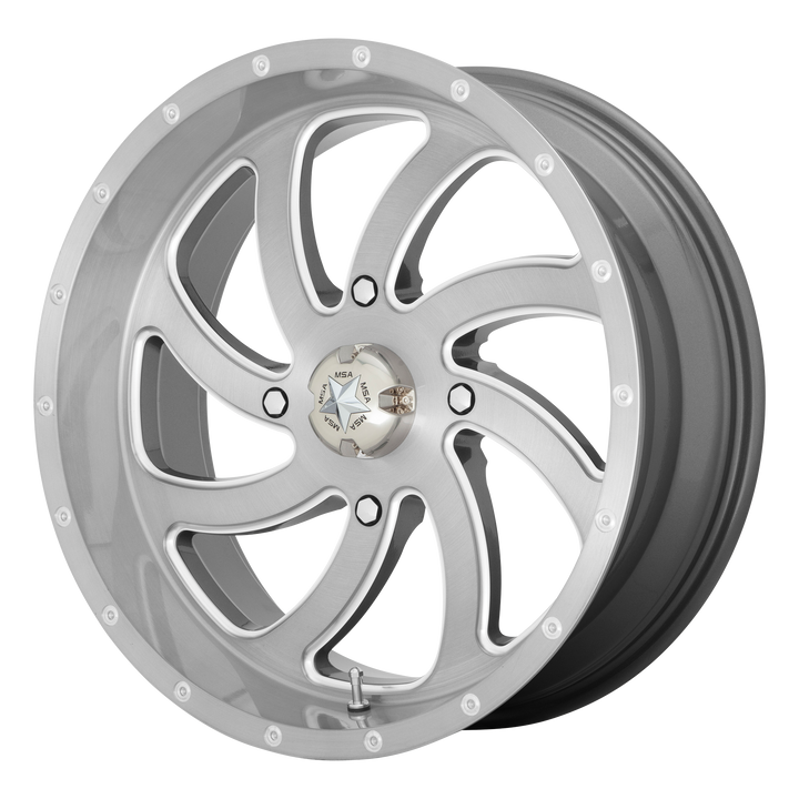 MSA Offroad Wheels M36 Switch Utv Brushed Titanium